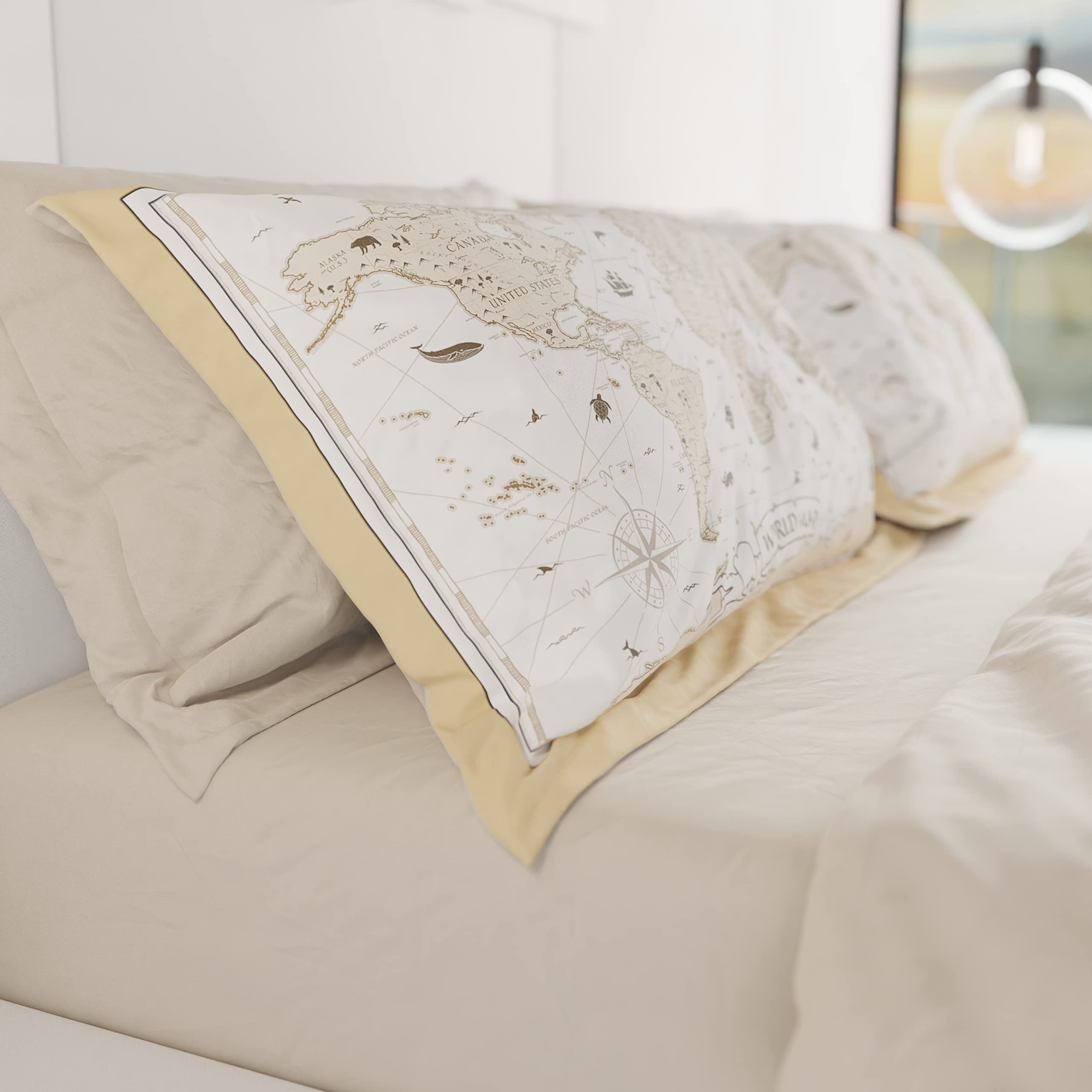 PETTI Artigiani Italiani, Bed Pillowcases, Pair of Pillowcases 50 x 80 cm, Pillow Case, Hypoallergenic Microfibre Pillowcases - Image 2