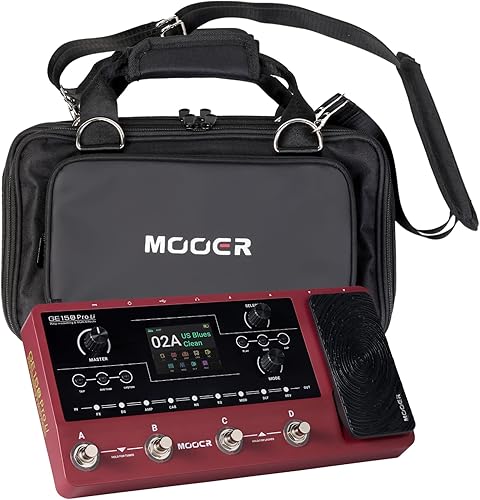 Miniatura 1 de MOOER GE150 Pro Li Pedal de efectos múltiples baterías integradas de 9 horas, amplificador, cabina, mod, expresión, grabación de teléfono OTG,