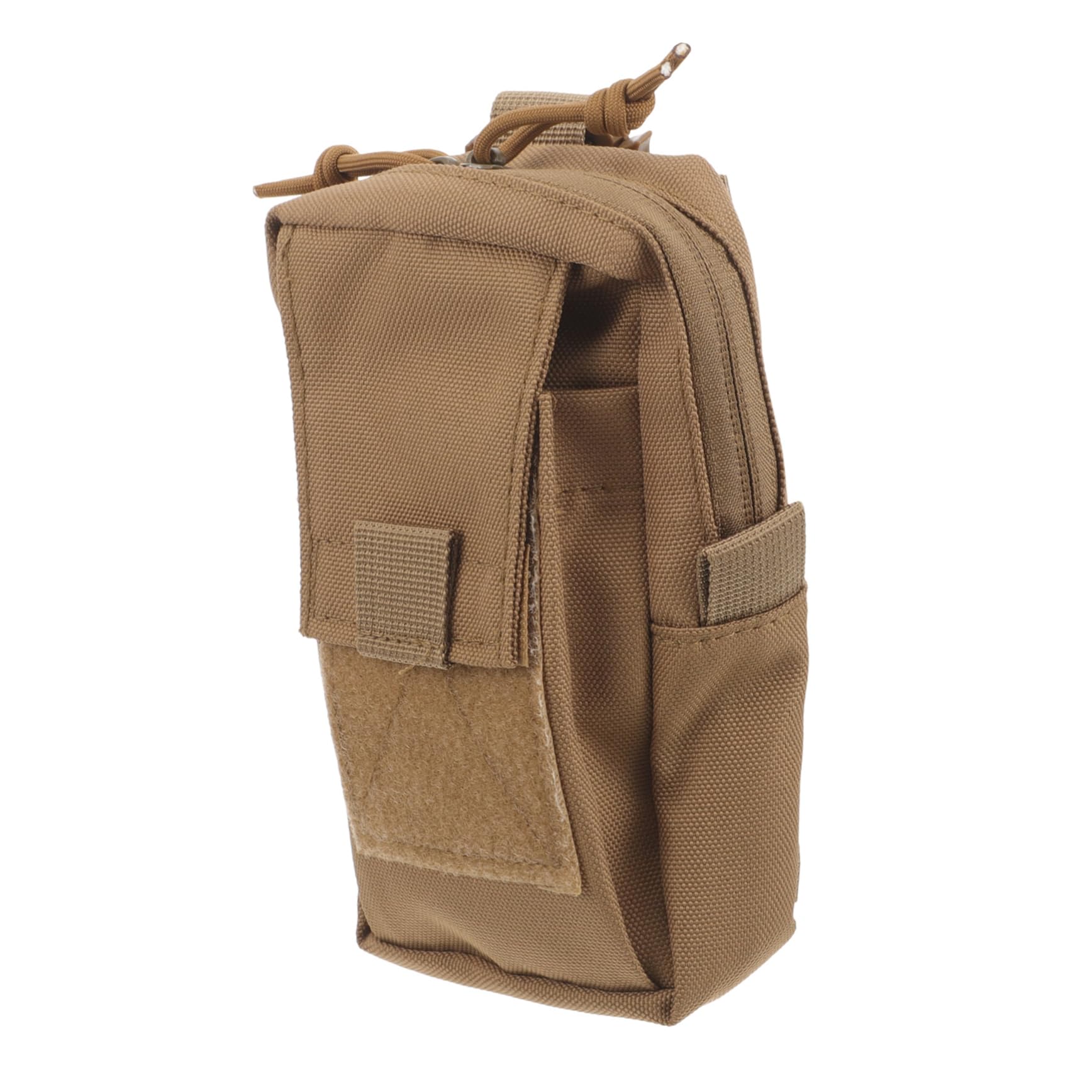UPKOCH Piccola Borsa appesa per Telefono Borsa di stoccaggio del Telefono Campeggio Custodia con Clip per Cintura Borsa in Vita Multifunzione Panno Oxford Khaki