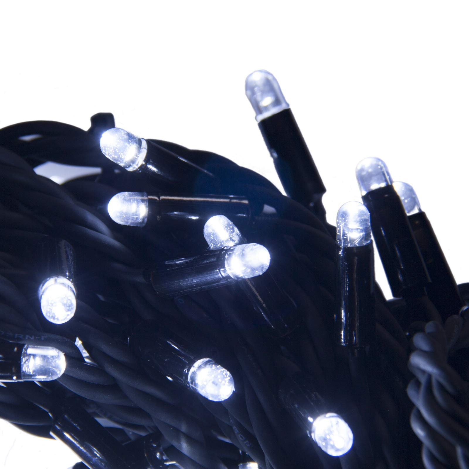 Qbis Professional Connectable String Lights. Christmas Fairy Lighting Kit (extendable). 30m Fairy Lights, 300 LED Christmas Lights (30, Cold White)