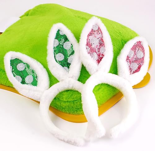 Miniatura 4 de Bunny Ears Headbands 2pc,Cute Soft Touch Christmas Rabbit Ears Headband