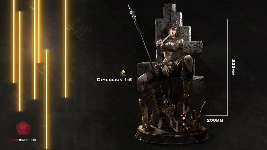 原神 鍾離 HH フィギュア ガレージキット ガレキ スタチュー 標家模型