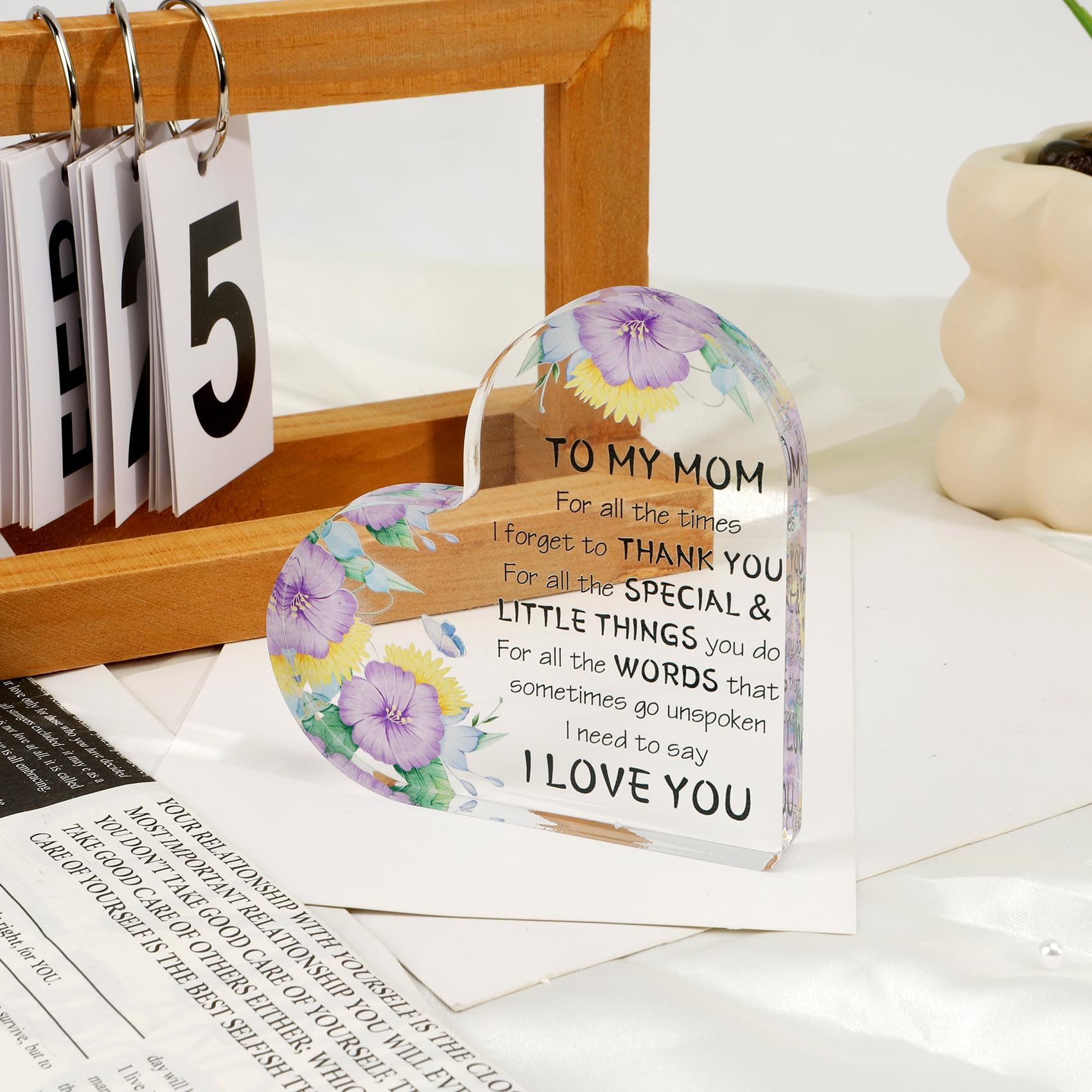 Mothers Day Gifts For Mom From Daughter Son Women Birthday Cards ...