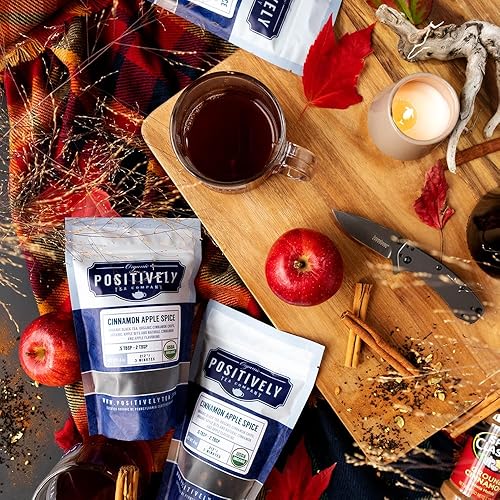 Vista 528 de Organic Positively Tea Company, Té negro Butterscotch, hoja suelta, 4 onzas