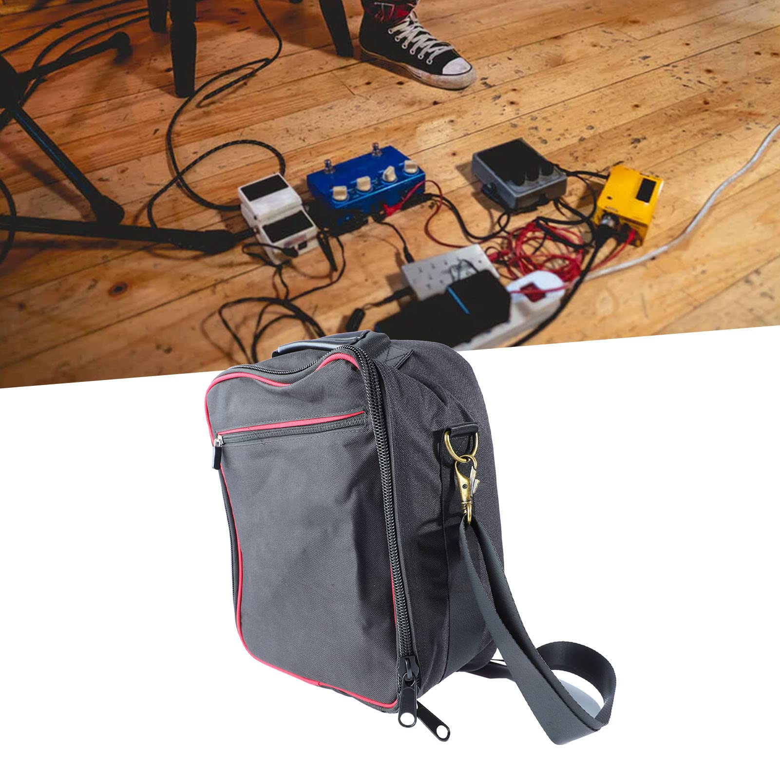 Borsa Morbida Impermeabile Per Pedaliera Effetti Chitarra - Custodia Trasporto Pedali - Foto 12