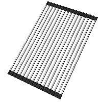 Algopix Similar Product 7 - Ahyuan Roll up Dish Drying Rack Over