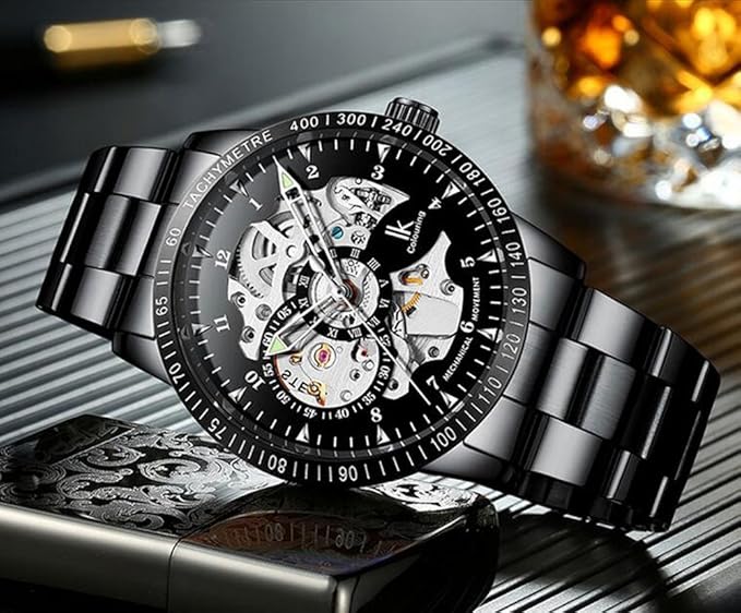 watch with cogs showing