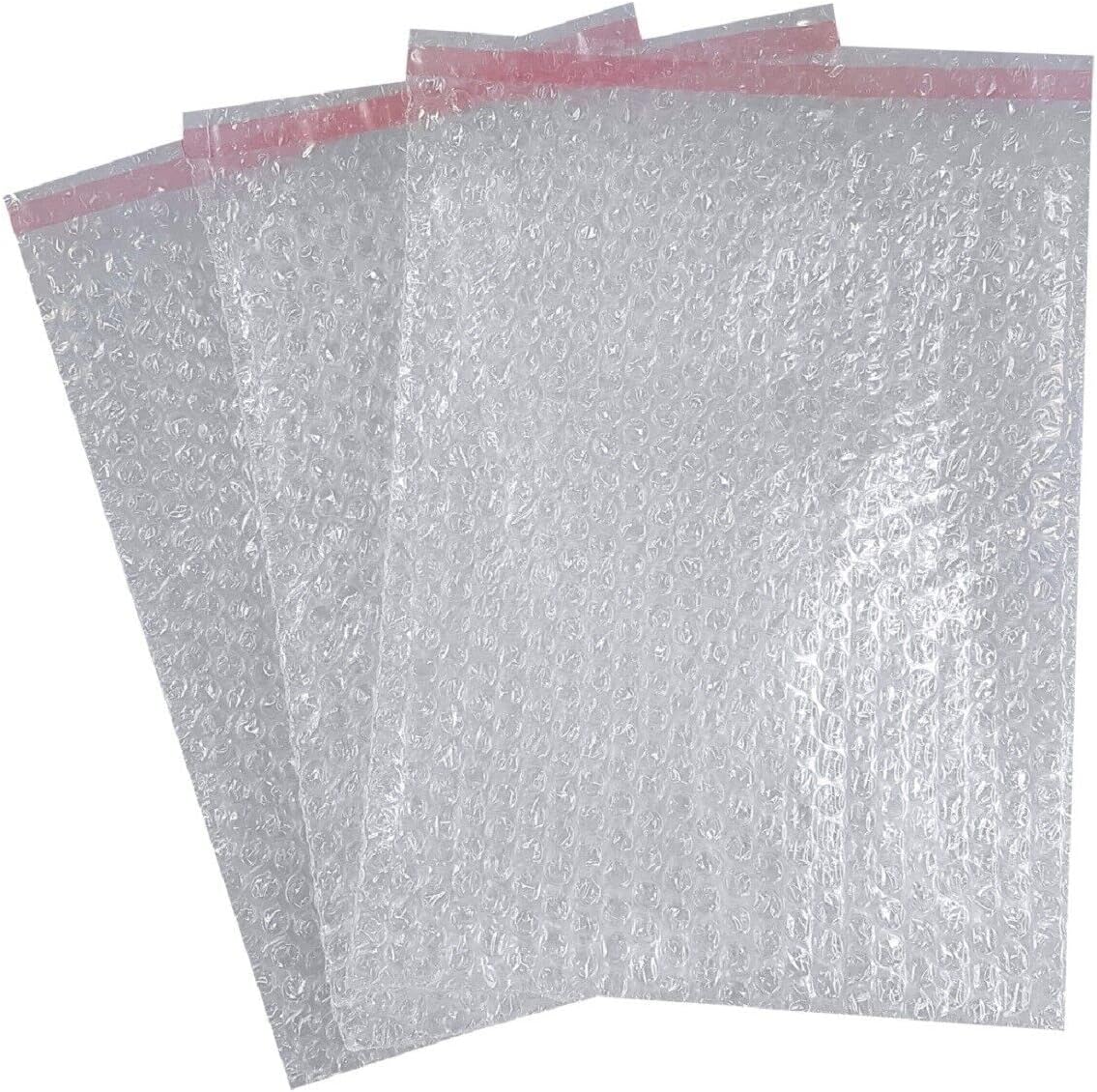 230 x 285mm Bubble Pouches Bags BB4 (Pack Of 20) With Self Seal Strip On Lip, Clear, 230 mm x 285 mm