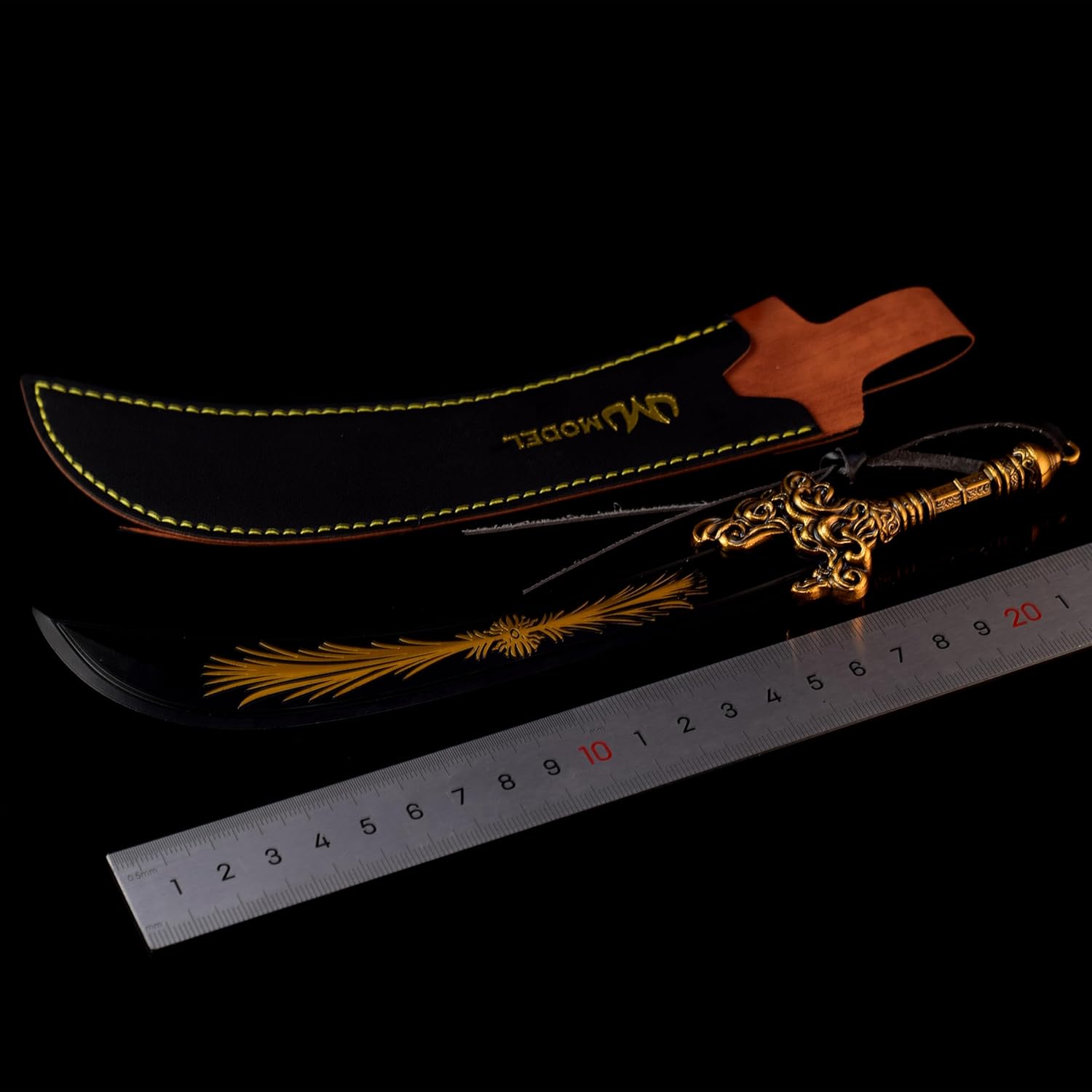 Superbuybox Elden Ring DLC Shadow of The Erdtree Greatsword of Radahn Lord Pair Starscourge Greatsword Martial Arts Sword Game Collection Room Desk Decoration