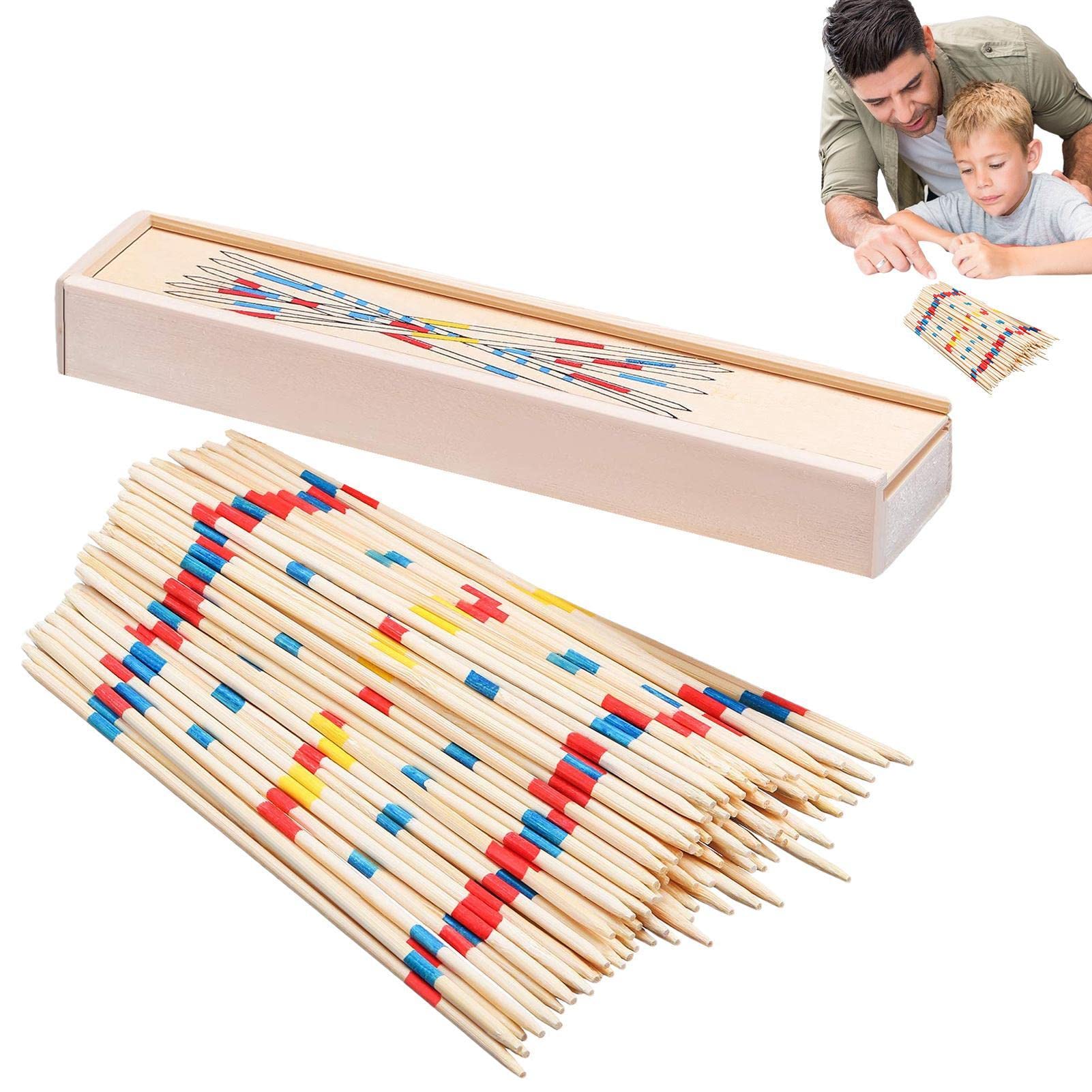 Pick Up Sticks | Pick Up Sticks Game - Game From Yesterday In Wood Boxes With Lids For Family Fun Game