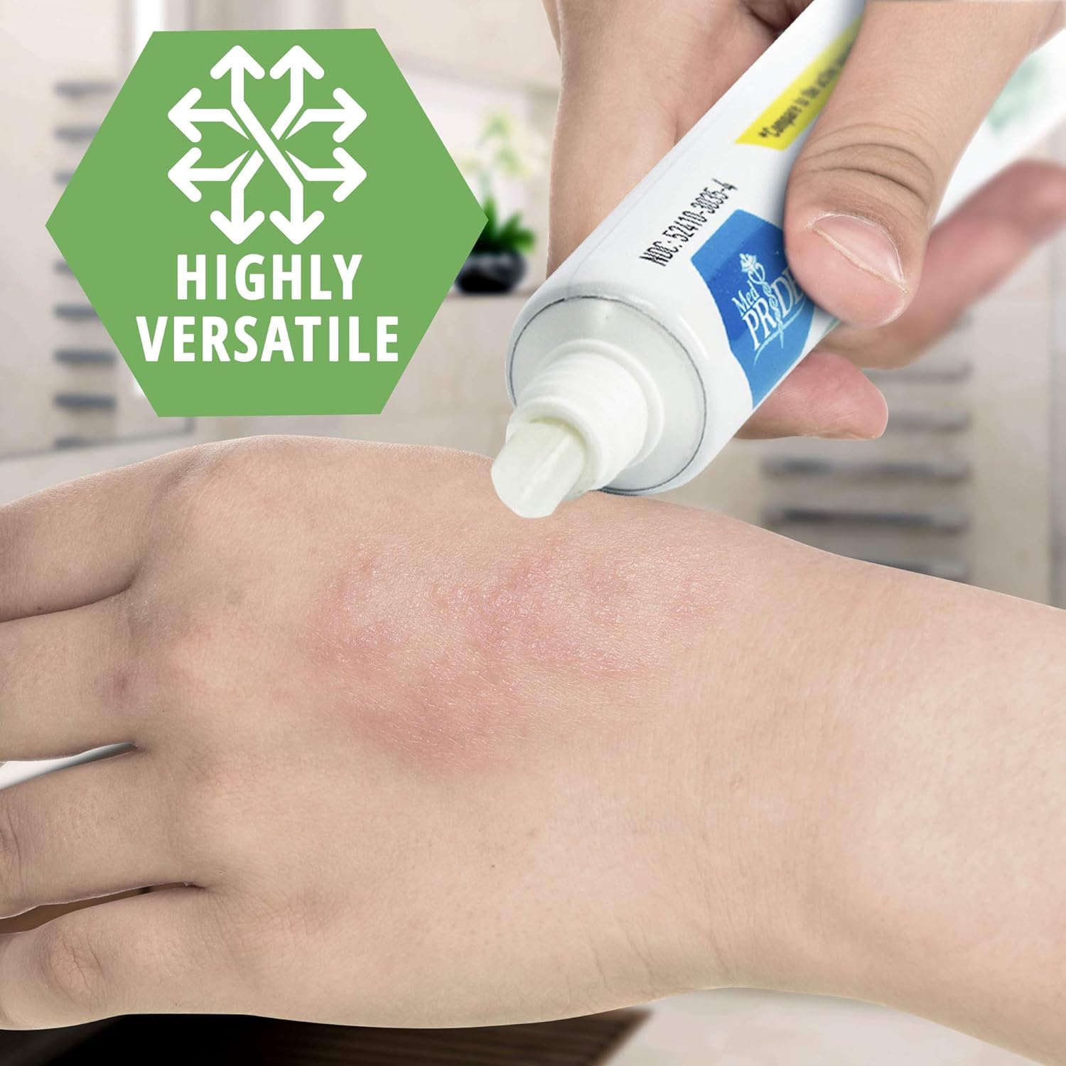 Medpride Antibiotic Ointment| Bacitracin Zinc Ointment| Essential Antibiotic First-Aid Supplies for Home| Relief for Chaffing, Diaper Rash, Dermatitis, Eczema, Itchy/Dry Skin| 1 Oz Tube| 4 Pack : Health & Household