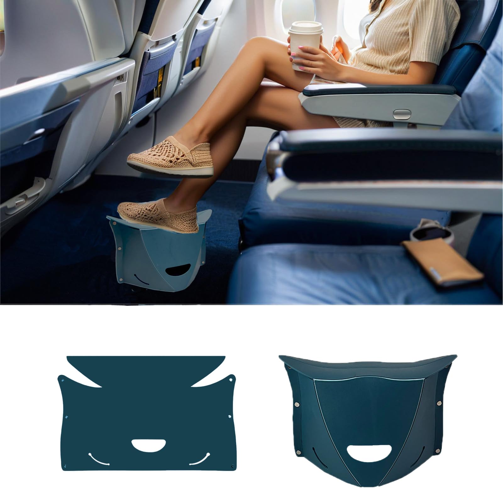 Repose-pieds de voyage avion bureau confortable facile à transporter
