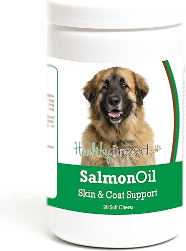 Miniatura 71 de Healthy Breeds Golden Retriever - Aceite de salmón masticable suave, 90