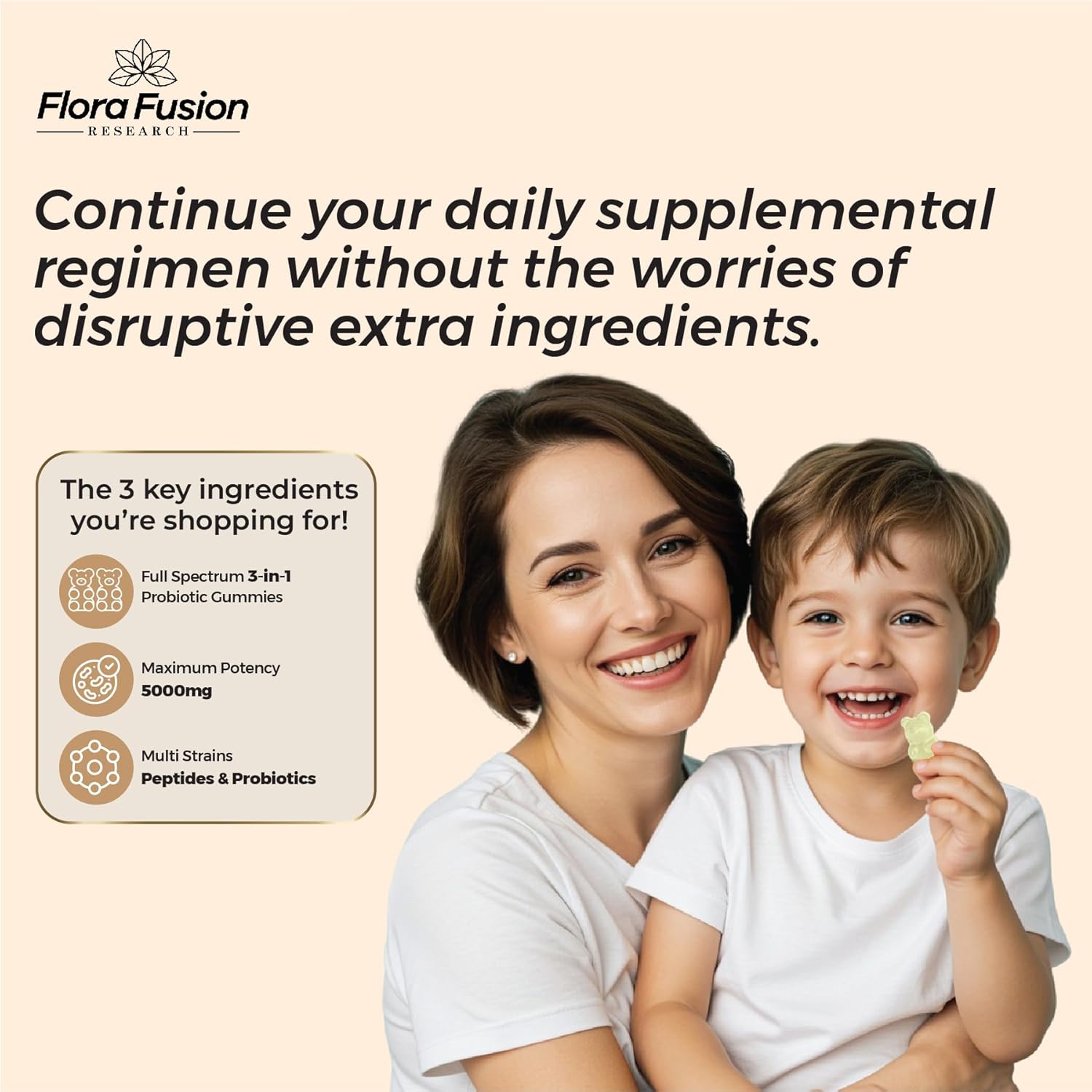 Colostrum Gummies I Collagen Peptides I Probiotics 5000+ mg w/ 60% IgG I Immunity Support & Gut Health - Liposmal Technology - U.S. Sourced Superfood - Grass-Fed Bovine - 120 gummies (Vanilla Flavor) - Image 7