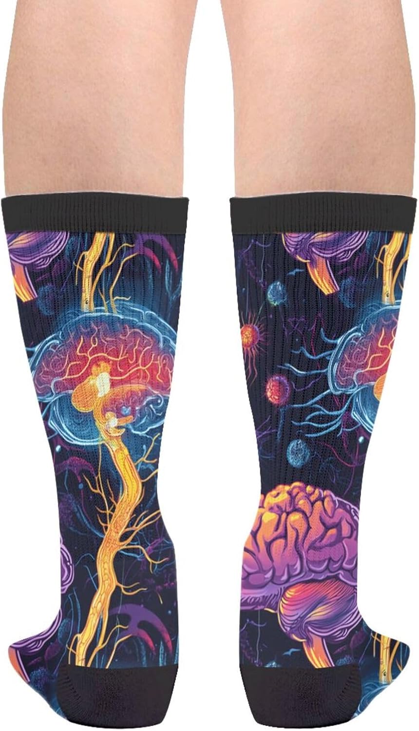 Funny Novelty Socks Casual Athletic Crazy Cute Crew Socks For Women Men - Image 2