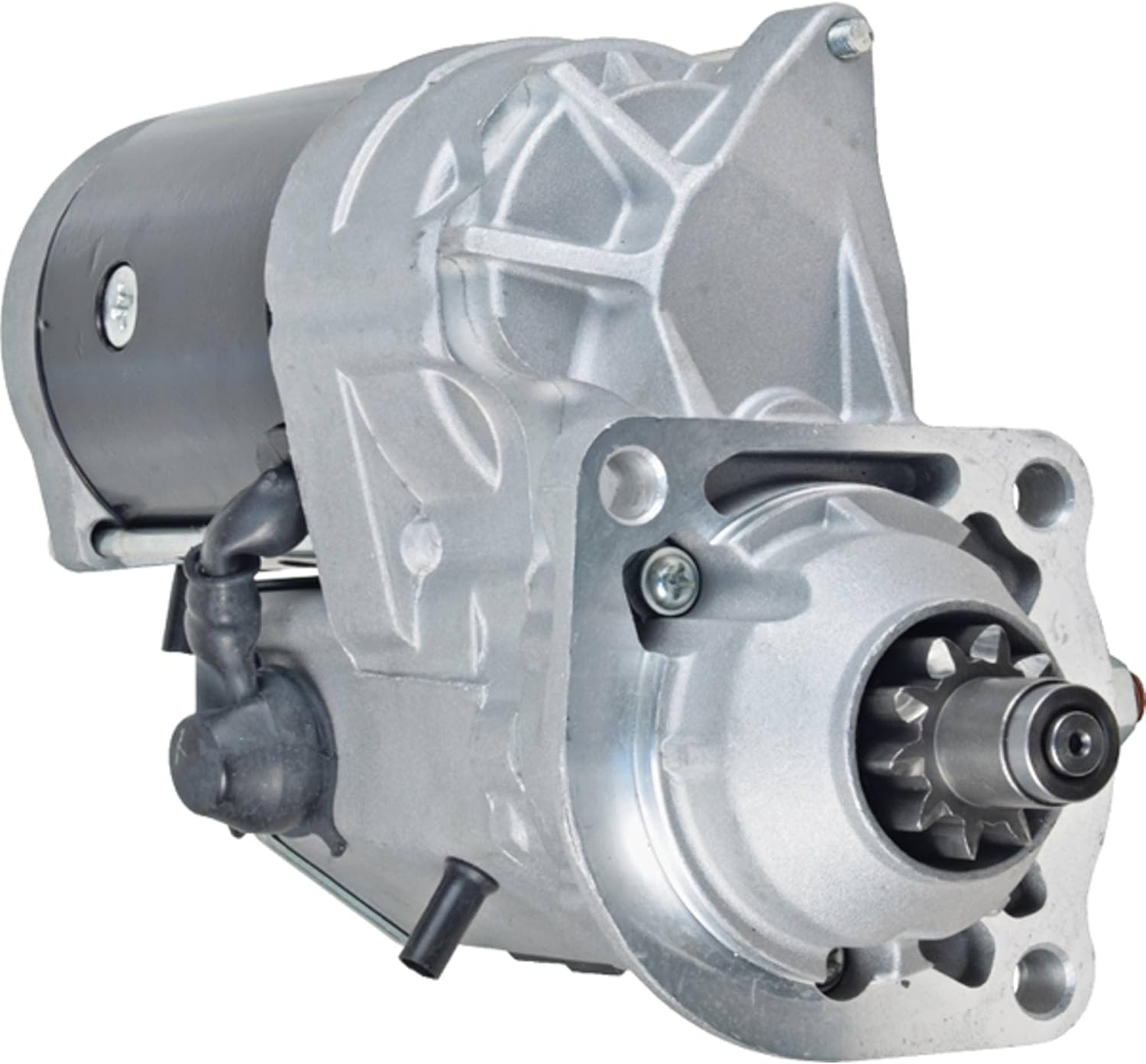 DB Electrical Starter 410-52343 Compatible with/Replacement for Denso 228000-3700, 228000-3701, 9722809-370 OD 1.575in / 40mm, Mtg. Ear Holes 11.3mm Unthreaded