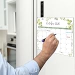 Magnetic Calendar for Fridge 2026-2027 - Fridge Calendar Runs From Jul 2026 to Dec 2027 - Refrigerator Calendar Perfect for Planning, Organizing, and Scheduling Your Life (15 x 12 Inches)