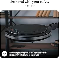 Vista 7 de Brightech LightView Pro lámpara con lupa y luz LED, intensidad regulable, con luz cálida o fría y ajuste de temperatura de luz LED - Muy brillante