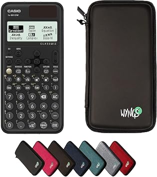 Casio fx-991CW including a WYNGS protective case in Black - Basic Set