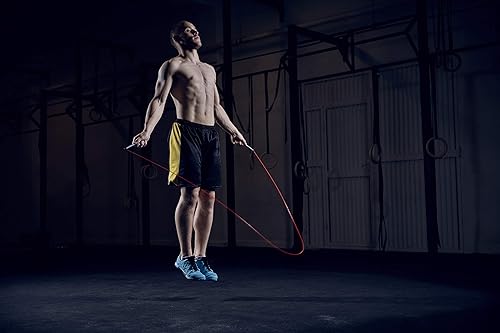 Miniatura 6 de Beast Release Jump Rope v.2.0 - Cuerda de velocidad ajustable para entrenamiento de alta intensidad, cardio y fitness