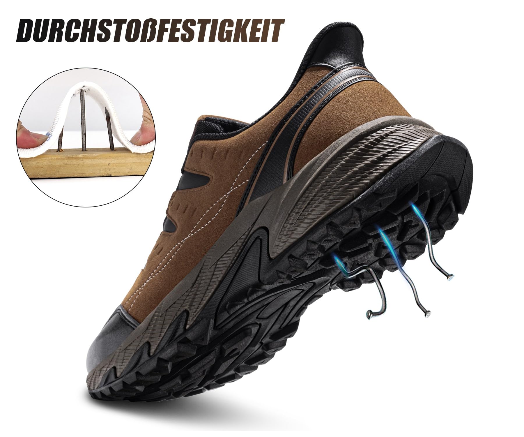 LARNMERN Sicherheitsschuhe Herren S1P Arbeitsschuhe Stahlkappenschuhe 177