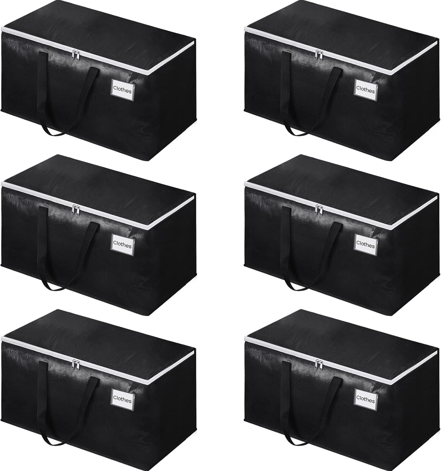 EpicTotes Extra Large Moving BoxesMoving Bags with Zipper