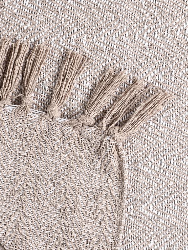 SASHAA WORLD Soft Herringbone Throw Blanket | Used Both Indoor and Outdoor |Blanket for Living Room, Sofa, Bed & Chair | Grey Throw Blanket| Pack of 1, 180 x130 cm 3