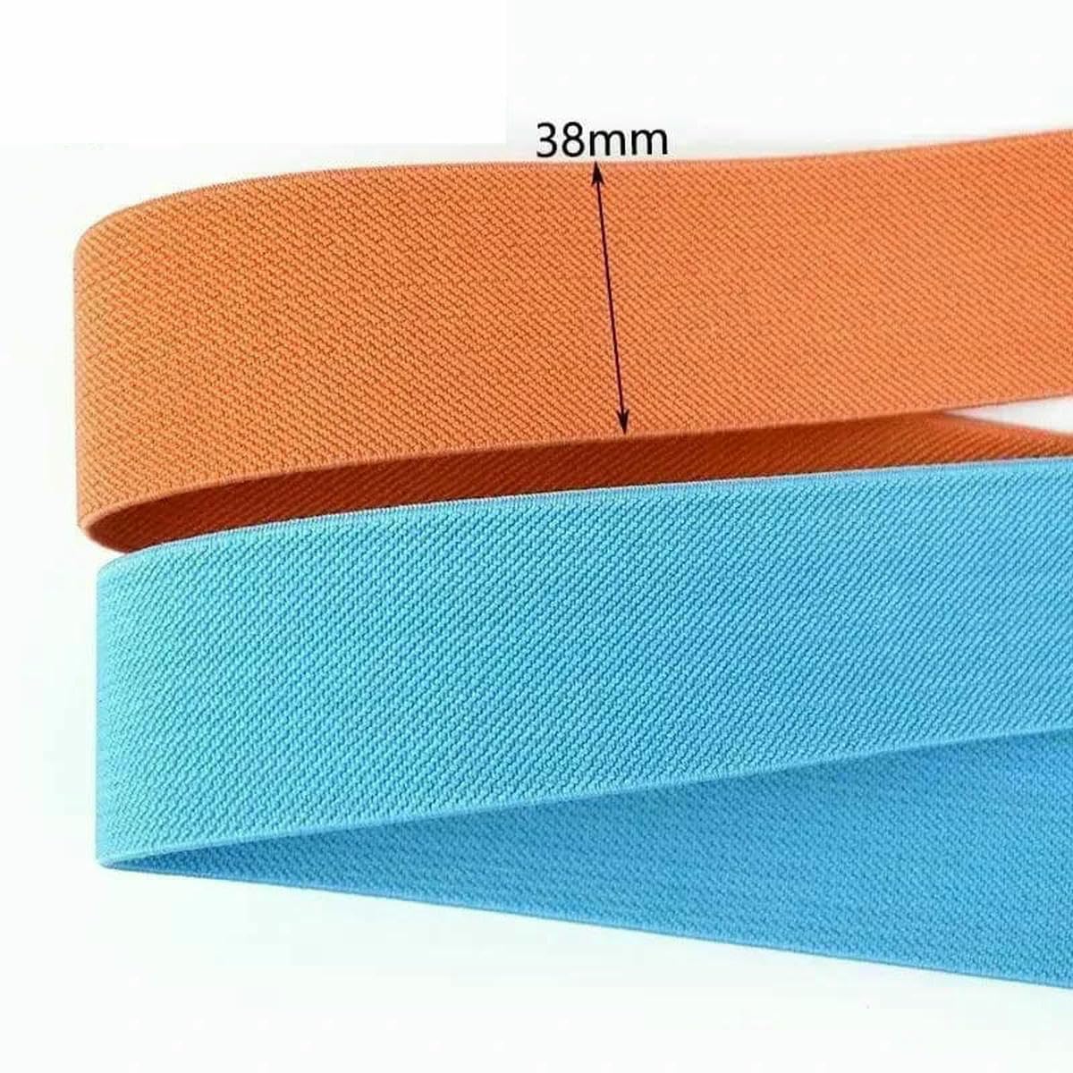 Banda elástica de 38 mm para pantalones, cintura, ropa interior, accesorios de costura, color b, 38 mm, 10 metros, 2/5/10 m