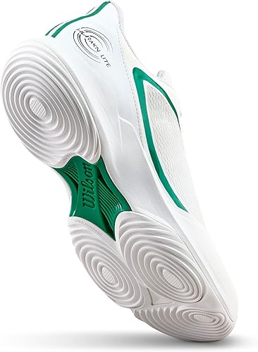 Vista 5 de Wilson Zapatos de pádel Hurakn Lite para hombre Blanco/Bósforo