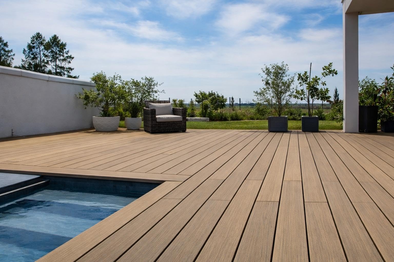 Lame de terrasse composite EDGE TimberTech 23×136 mm - Longueur de lame : 3660mm