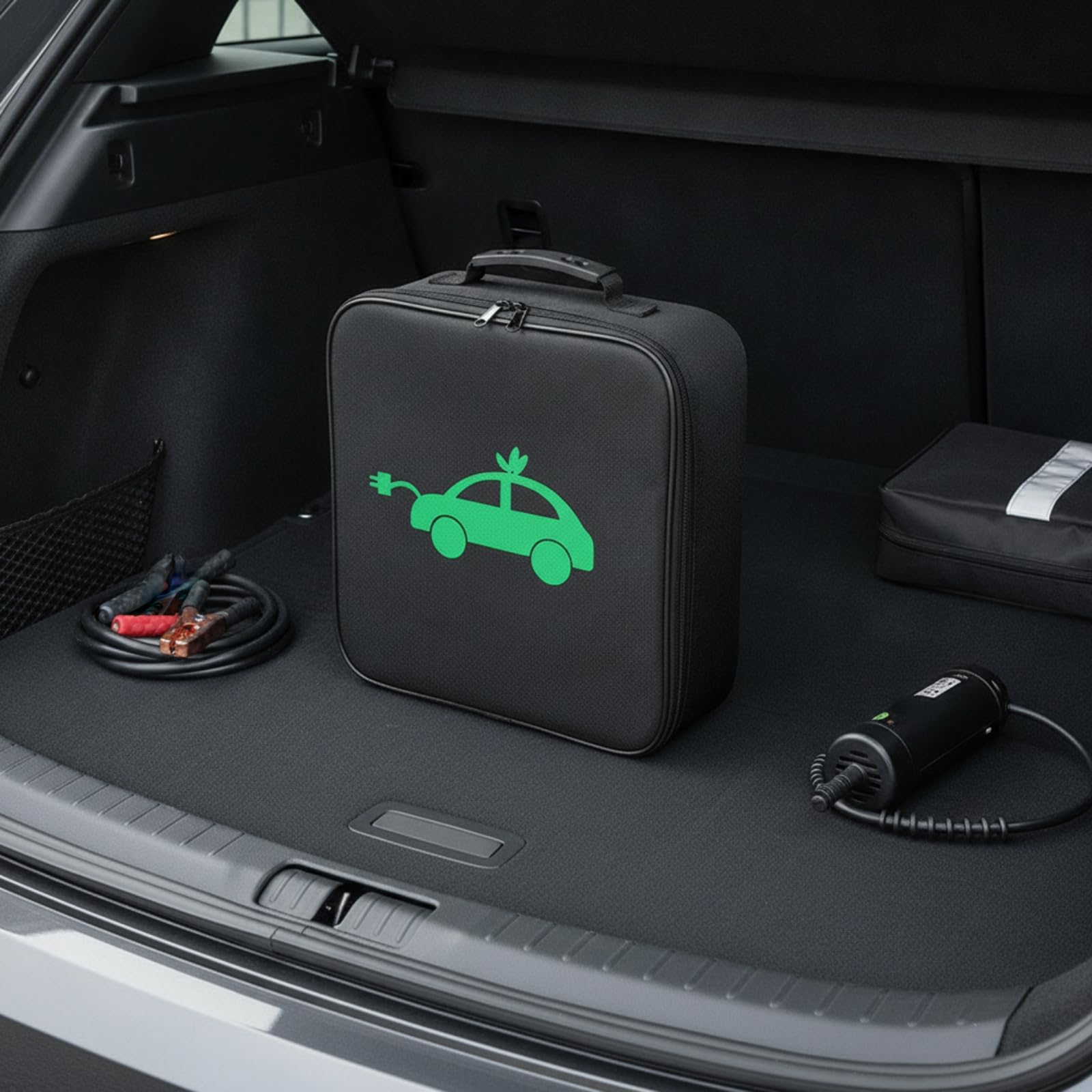 Organizador Cables Portátil Morno | la sorganización en el baúl, Bolsa la Oxford con Asa, Impermeable, para Viajes por, Redondo 1 Capa
