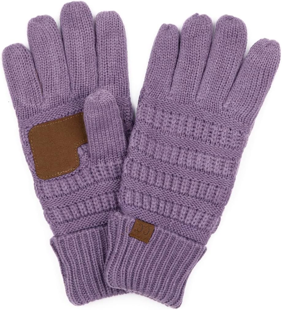 Funky Junque Hat Scarf Glove Set for Women – Matching Winter Set with Ribbed Knit Beanie, Infinity Scarf & Cozy Gloves