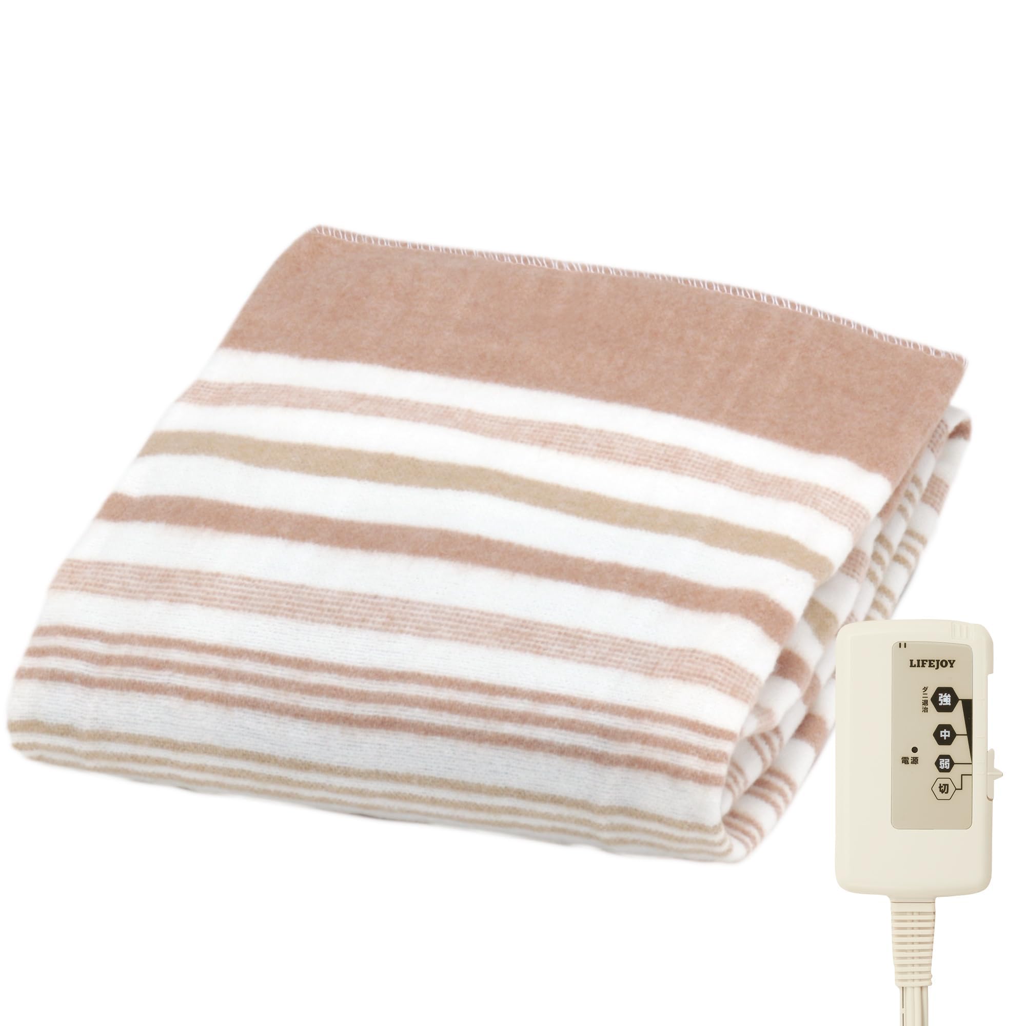 LIFEJOY 電気毛布 Amazon | ライフジョイ 電気毛布 日本製 敷き シングル ブラウン 130cm