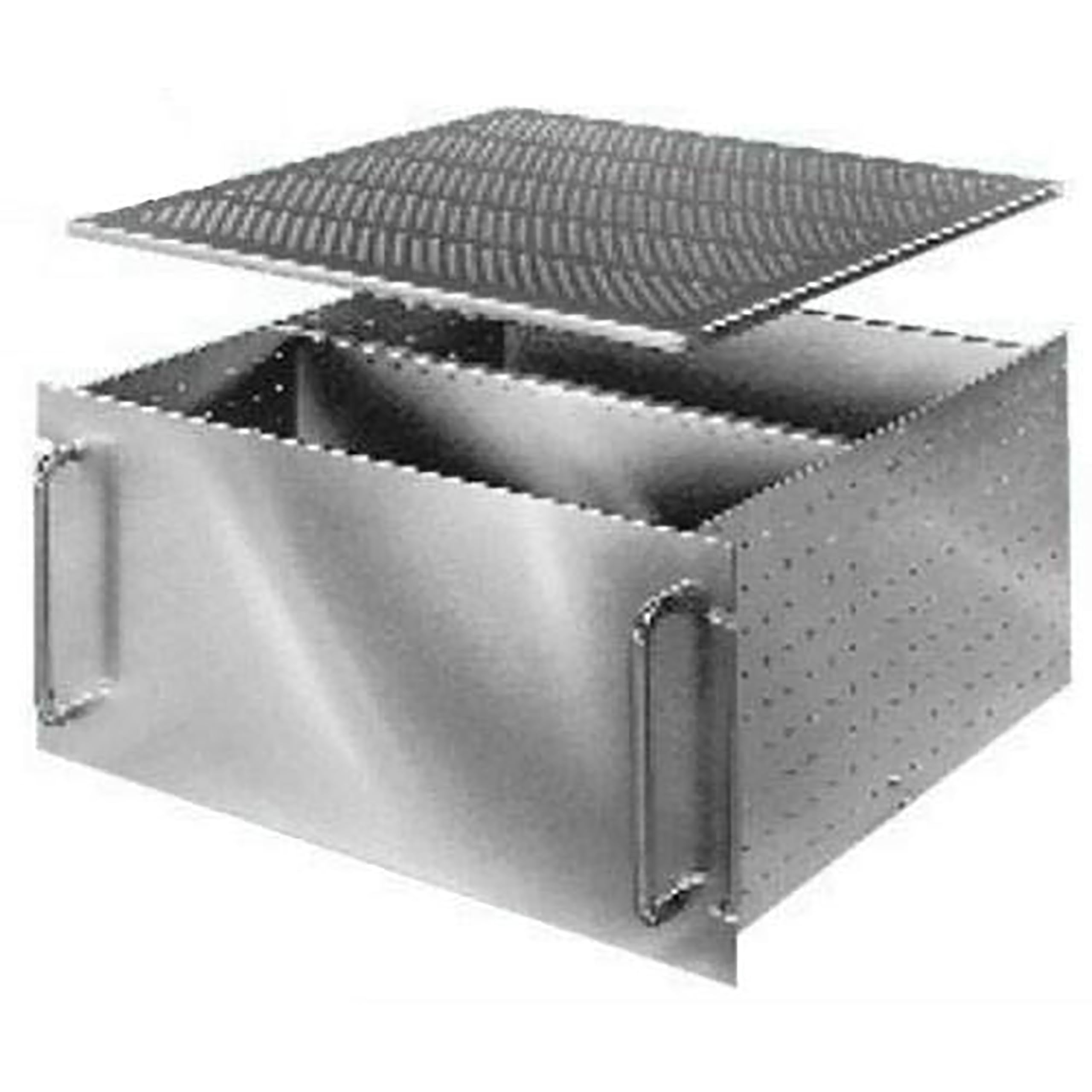 RM-14224 Aluminum Rackmount Chassis, 19" Width x 8-3/4" Height x 22" Depth, Natural Finish