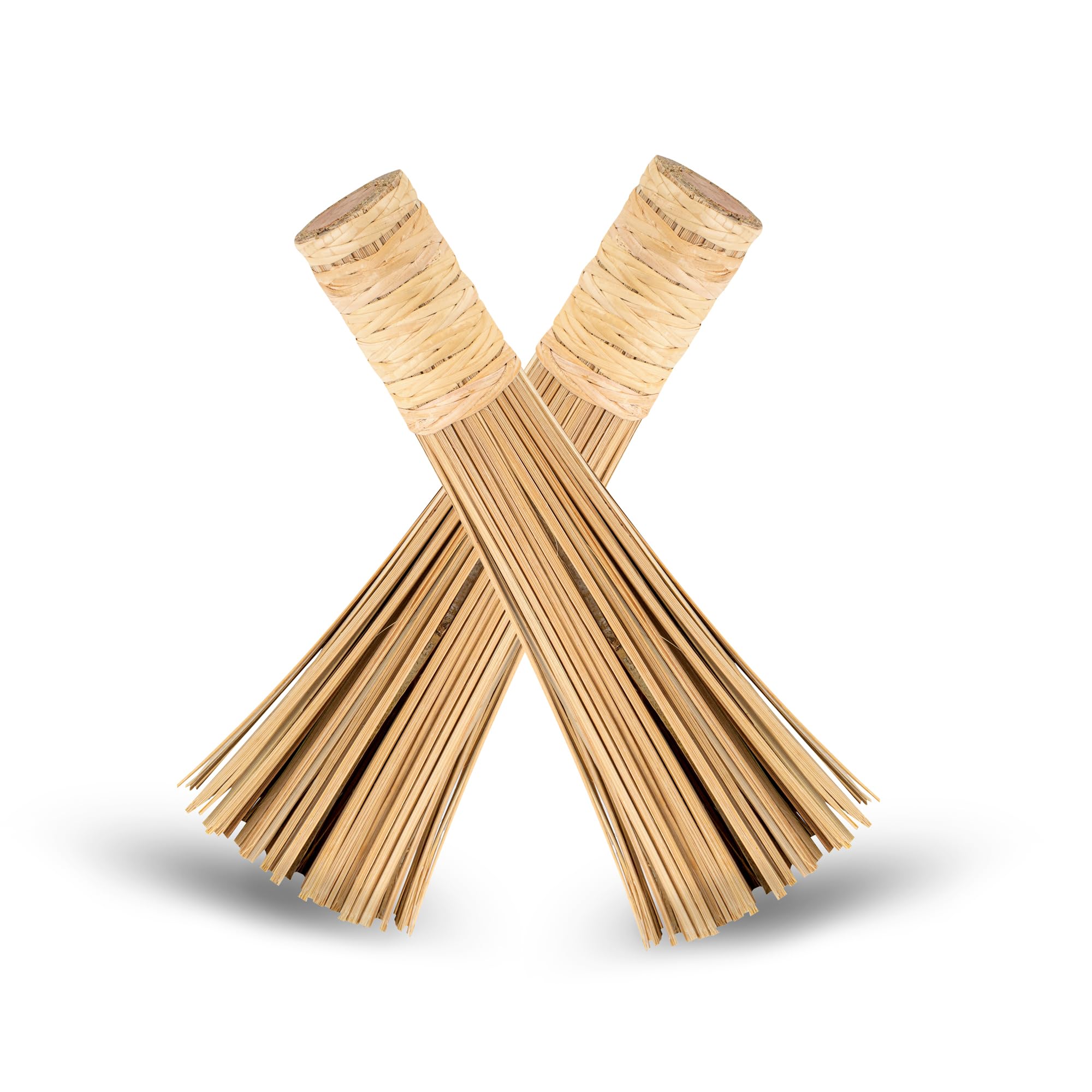 Restaurantware - Motomori - Batidor de limpieza de 11 pulgadas, 1 cepillo tradicional para wok, batidor rígido, mango ergonómico, raspador de ollas de bambú, adecuado para limpiar wok, sartenes,