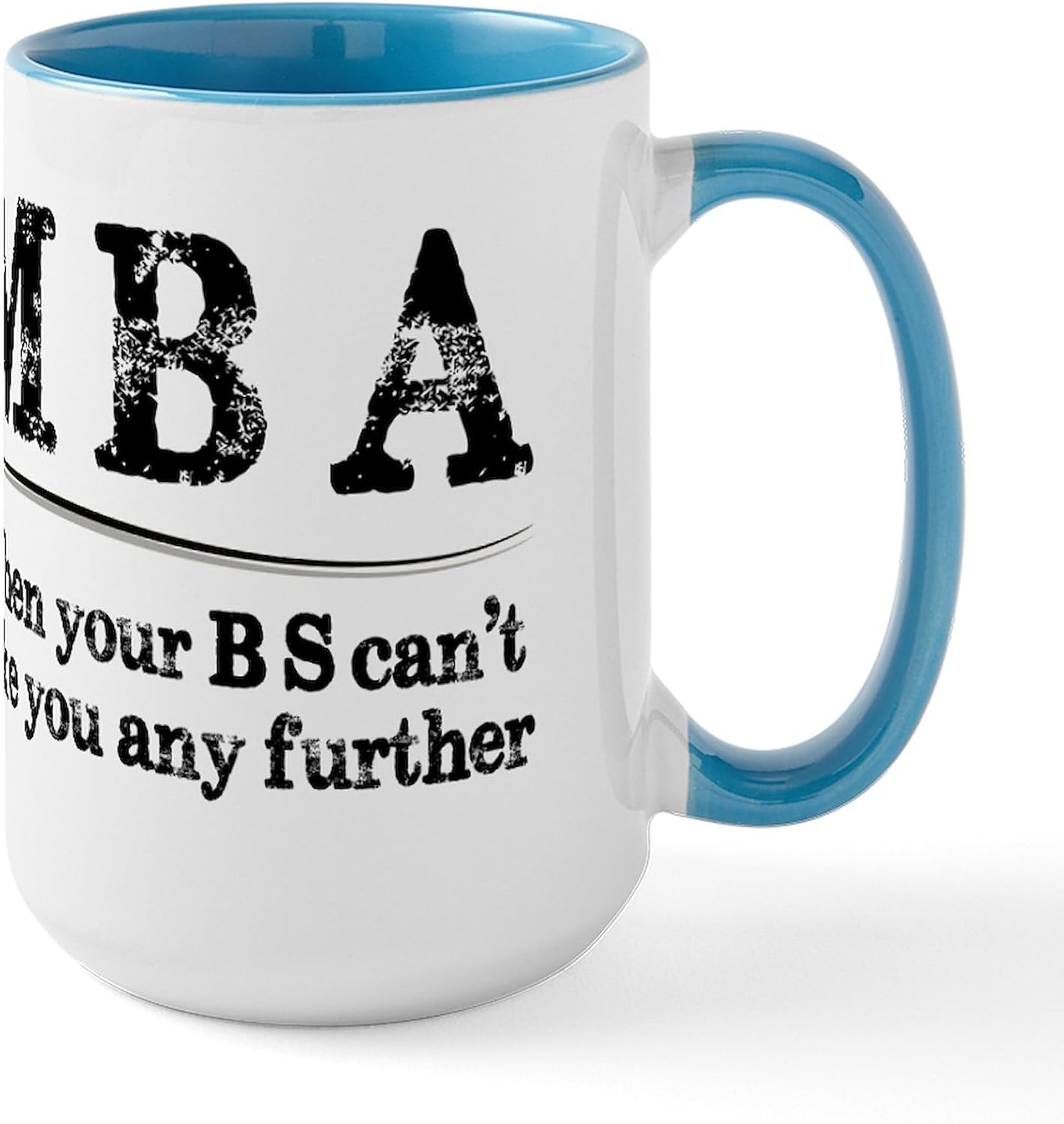 CafePress MBA Masters Degree Graduation Gifts Mugs 15 oz (444 ml) Ceramic Coffee Mug