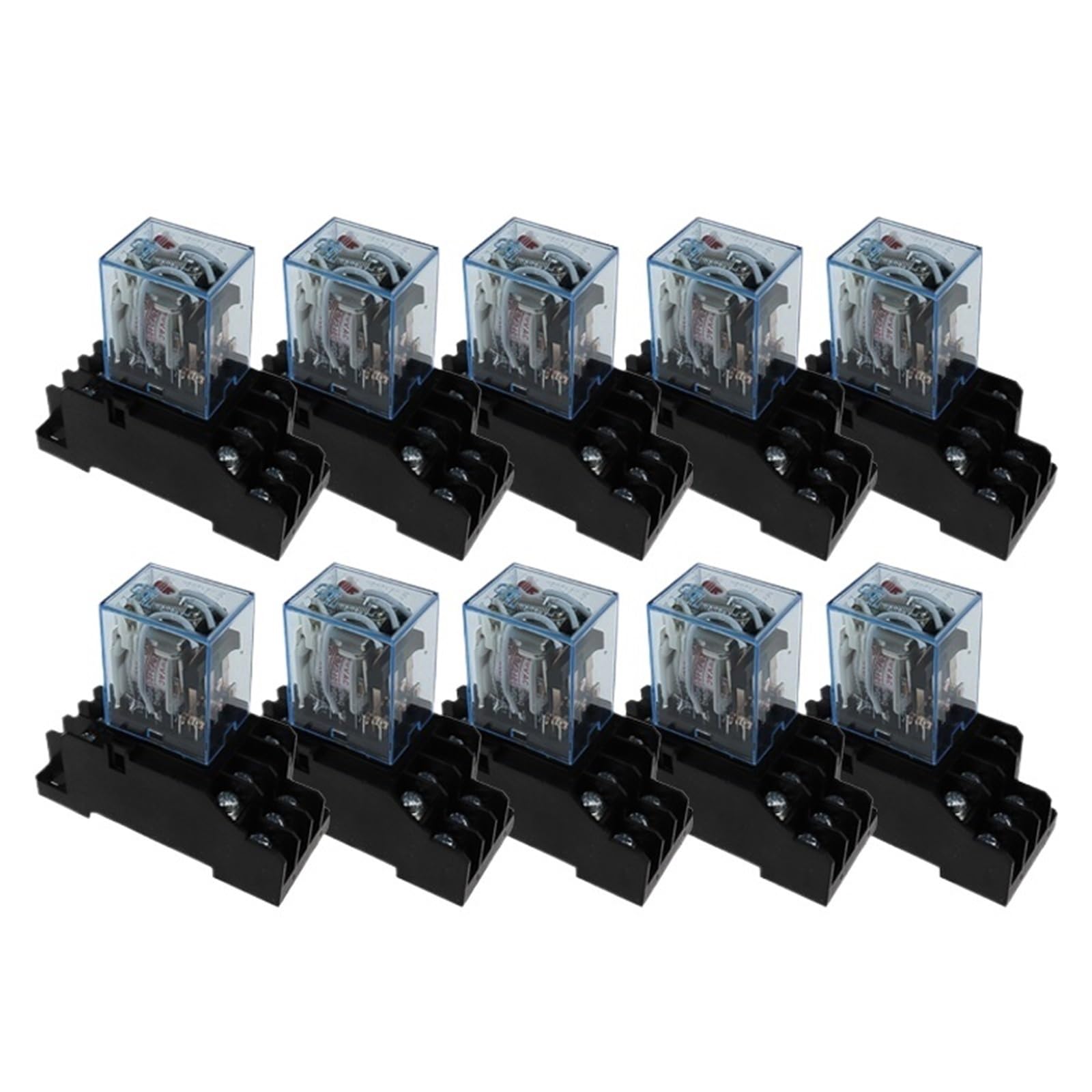 Relais switch HH53P DPDT 110V pour armoire domotique et automatisme industriel