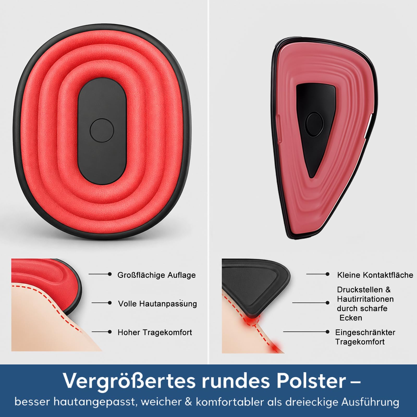 Beckenbodentrainer Fitnessgeräte zuhause - Oberschenkeltrainer Beintrainer mit 2 Widerstandsfedern für Frau & Mann, Postpartum, Büroalltag & Yogamatte