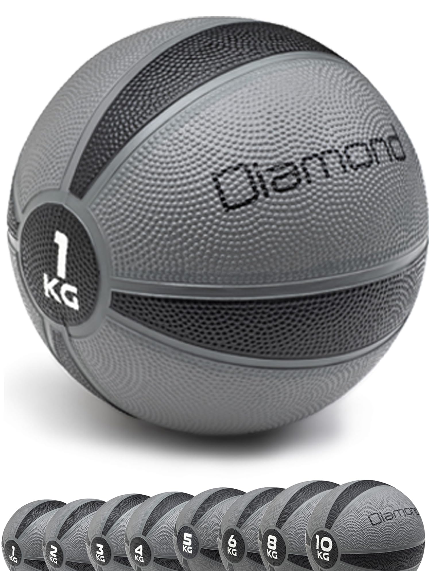 G5 HT SPORT Palle Mediche in Gomma Odorless [Disponibili da 1 Kg a 10 Kg] Palle da Fitness e Fisioterapia Ideali per Potenziamento Muscolare, Resistenza e Velocità