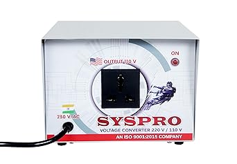 SYSPRO RANGER 600W 220V to 110V Voltage Converter | Step Down Transformer for US/Taiwan./Canada Appliances