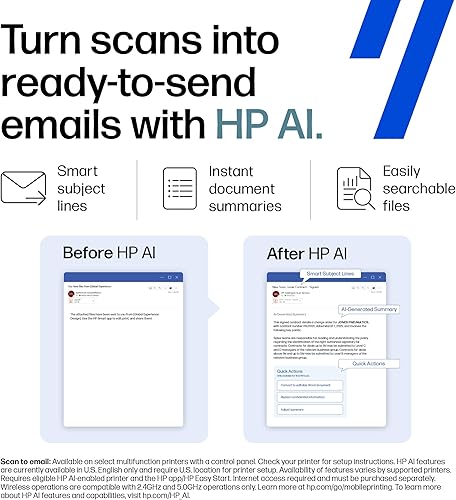 Miniatura 3 de HP LaserJet Pro MFP 3101fdw Impresora láser inalámbrica en blanco y negro todo en uno, escáner, fotocopiadora, fax, ideal para la oficina (3G628F)
