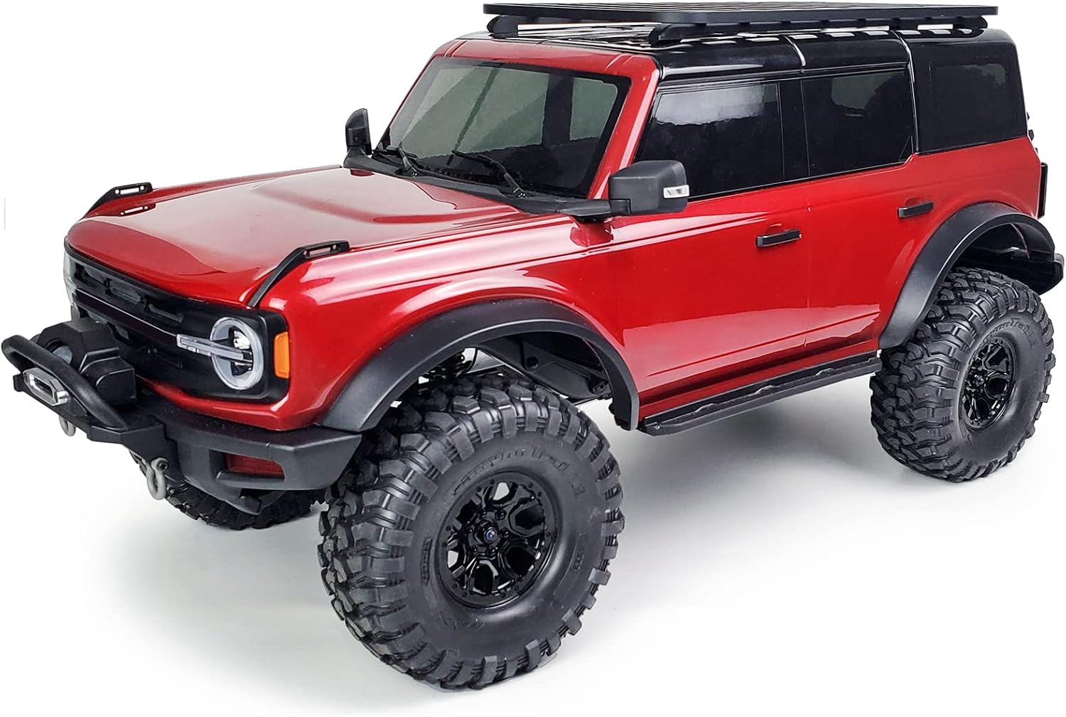 MORLORDY Metal RC Roof Rack Luggage Rack Set for 1/10 Scale RC Crawler Car TRX4 2021 Bronco Upgrades