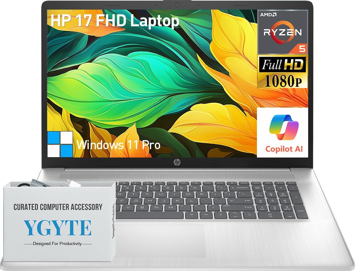 Amazon.com: HP 17 Inch Laptop Computer, 17.3 IPS FHD Business