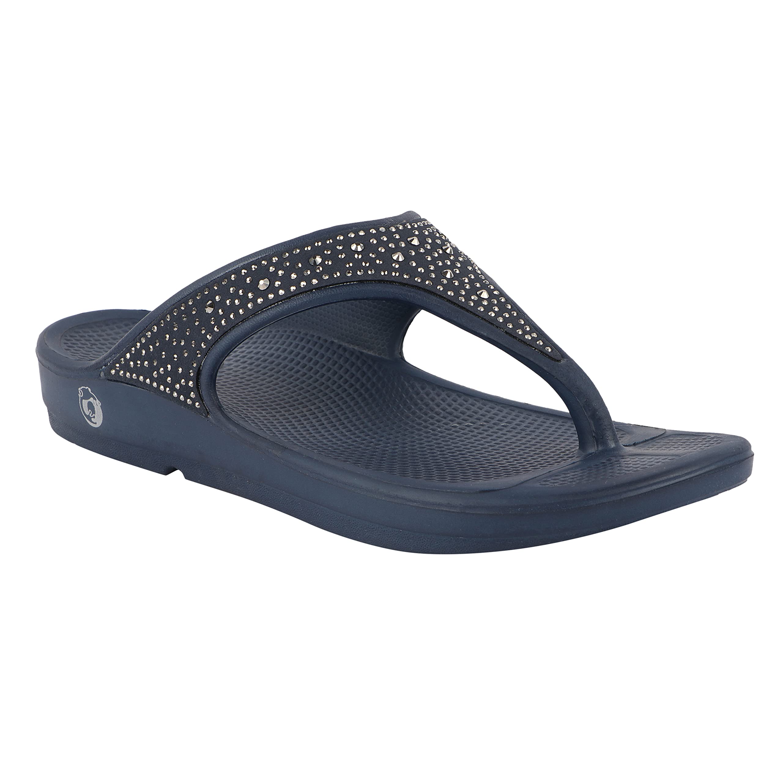 Neoz Womens Flip Flops, SWAROVSKI, Navy, 7 (B0C5RCHCG8) Amazon Price History, Amazon Price Tracker