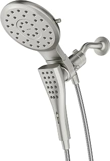 Moen Verso 220C2 Chrome Rain Shower Head & Handheld Combo with Magnetix Dock, Infiniti Dial & 60" Hose