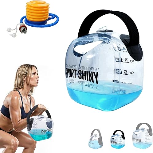 EasyGo - Pesa rusa plegable rellena de agua, pesas rusas ajustables