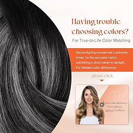 Sunny Hair Clip in Hair Extensions Straight Human Hair Clip in Extensions Remy Clip in Hair Extensions Real Human Hair Extensions Clip ins Balayage Black Ombre Silver Grey 16inch