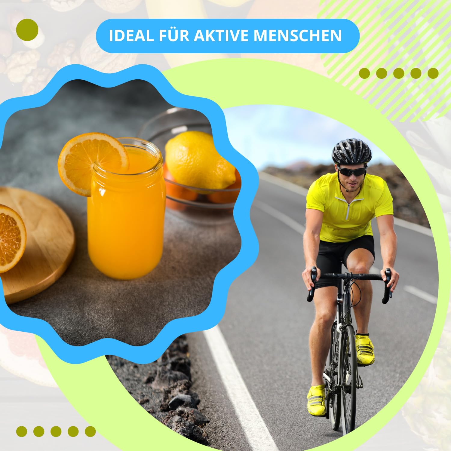 Zitrone Getränk isotonisch Iso Drink Pulver, Elektrolytgetränk, L-Carnitin, Nahrungsergänzungsmittel, für Sportler geeignet, Geschmacksintensiv (10 Kg)