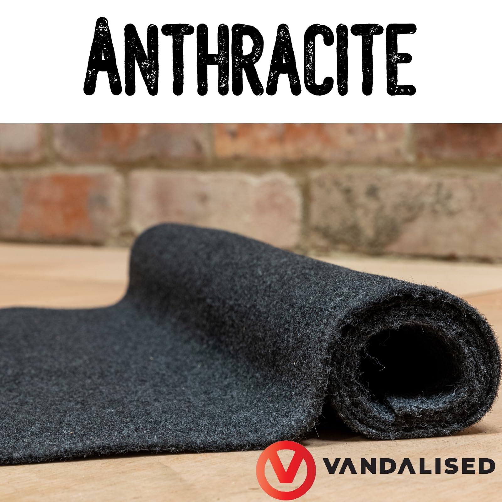 Vandalised- 4 Way Stretch Carpet Lining – for Camper/Van/Caravan - 9 Colours, Various Lengths with Glue (2:Anthracite, 3meter x 2meter 3xGlue) - 4