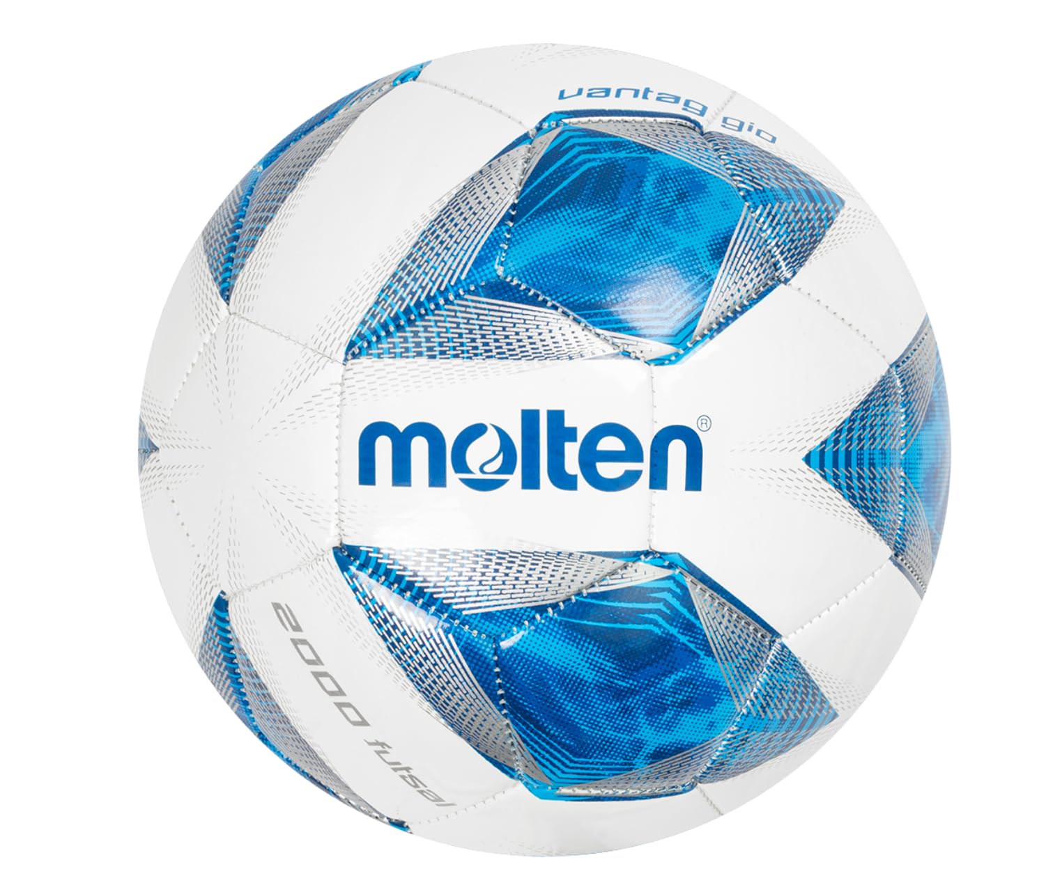 Molten Futsalball F9A2000 bianco/blu/argento Futsal